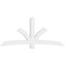 Ekena Millwork Davenport Architectural Grade PVC Gable Bracket, 96"W x 44"H x 4"D x 6"F, 11/12 Pitch GBP096X44X0406DAV00 - alternate 2